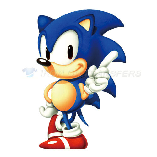Sonic the Hedgehog Iron-on Stickers (Heat Transfers)NO.5327